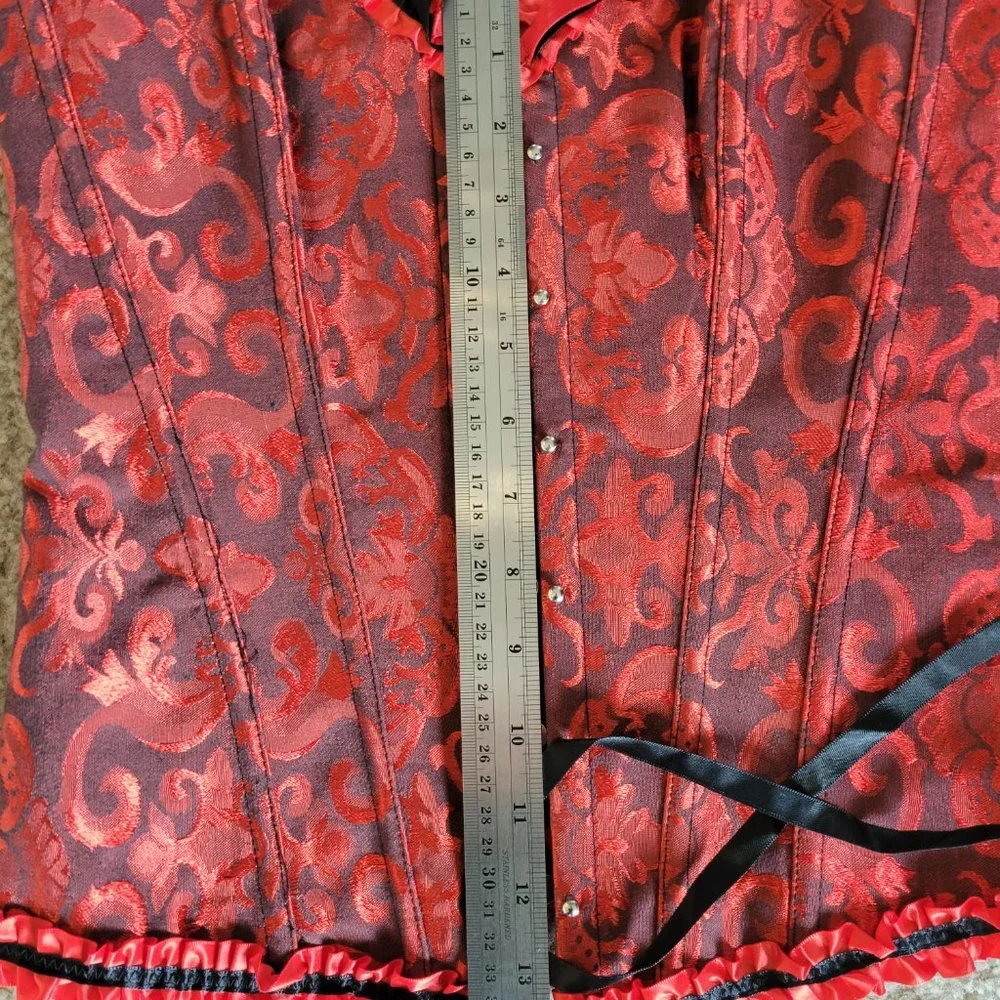 NWOT Red Corset Valentine Cosplay - Picture 7 of 7